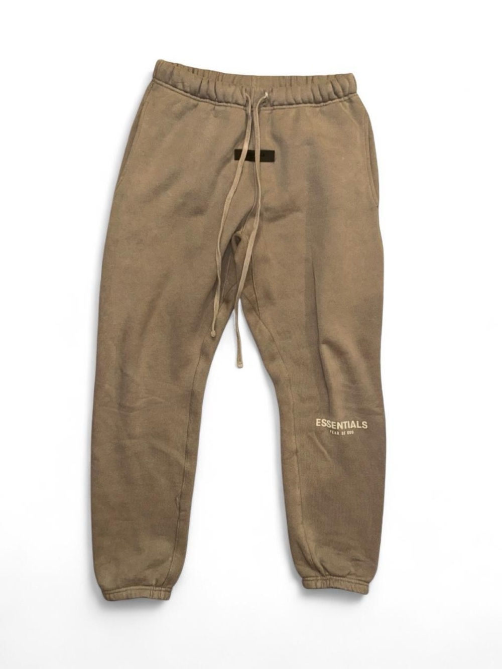 ESSENTIALS Tan Jogger Sweatpants size xsmall